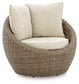 Danson Swivel Lounge w/Cushion (2/CN)