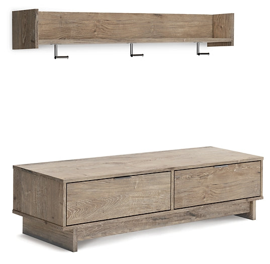 Oliah Bench with Coat Rack