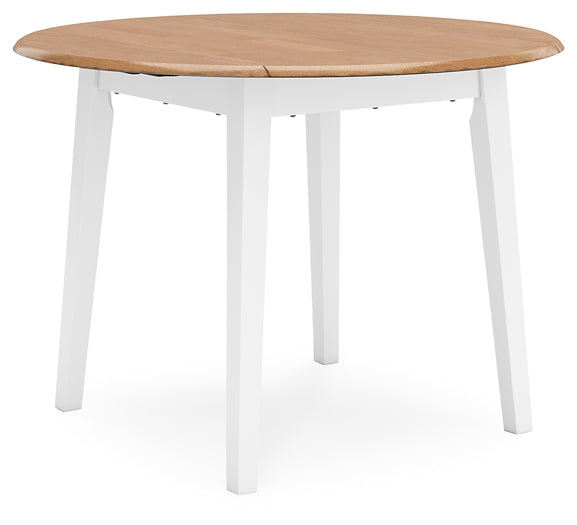 Gesthaven Round DRM Drop Leaf Table