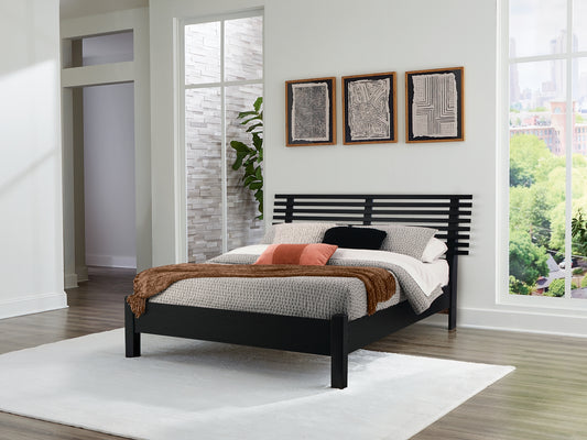 Danziar  Slat Panel Bed