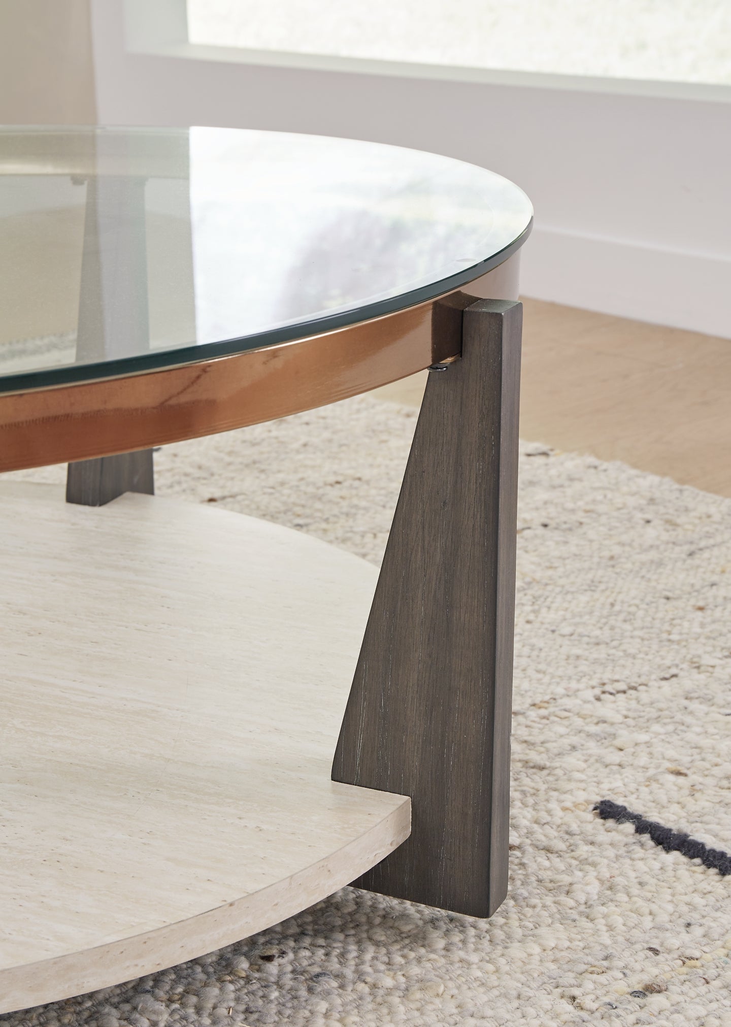 Frazwa Coffee Table with 2 End Tables