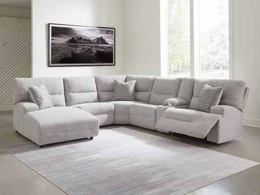 Acklen Place 6-Piece Power Reclining Sectional with Chaise